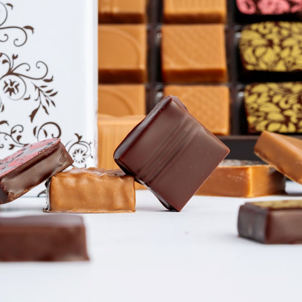 24-Piece Box Assorted Chocolate Bonbons – Ginger Elizabeth Chocolates