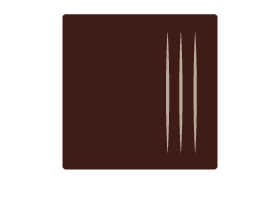 Illustration of Ginger Elizabeth Chocolates brown sugar creme brule bonbon.