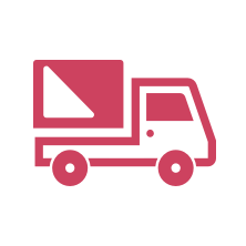 Delivery icon illustration of truck