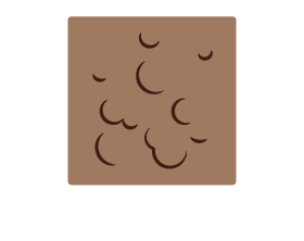 almond rocher bonbon illustration