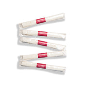 5 Ginger Elizabeth Chocolates marshmallow batons on white background