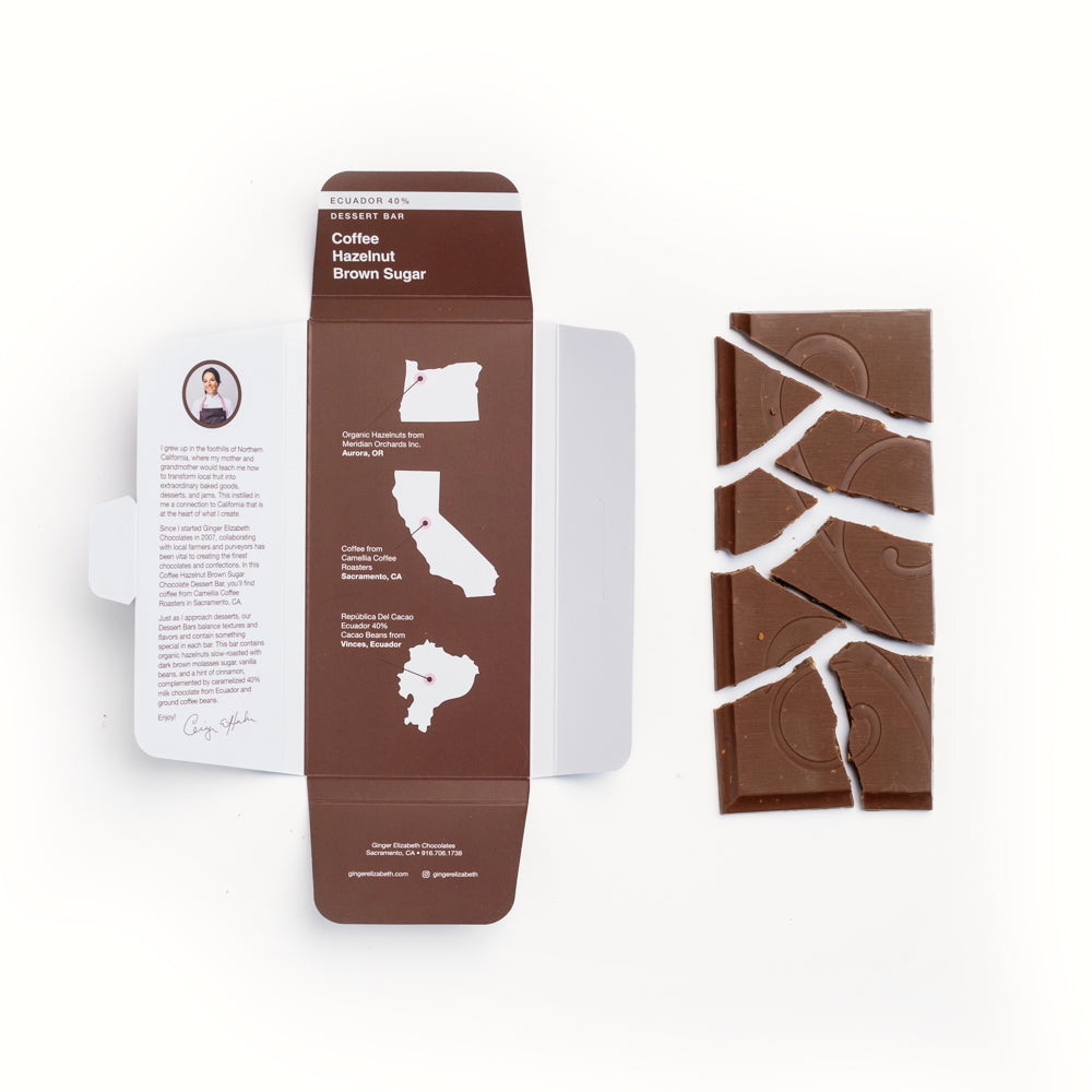 Coffee Hazelnut Brown Sugar Dessert Bar