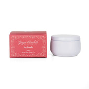 Ginger Elizabeth Chocolates Raspberry Rose Bonbon Candle tin and box