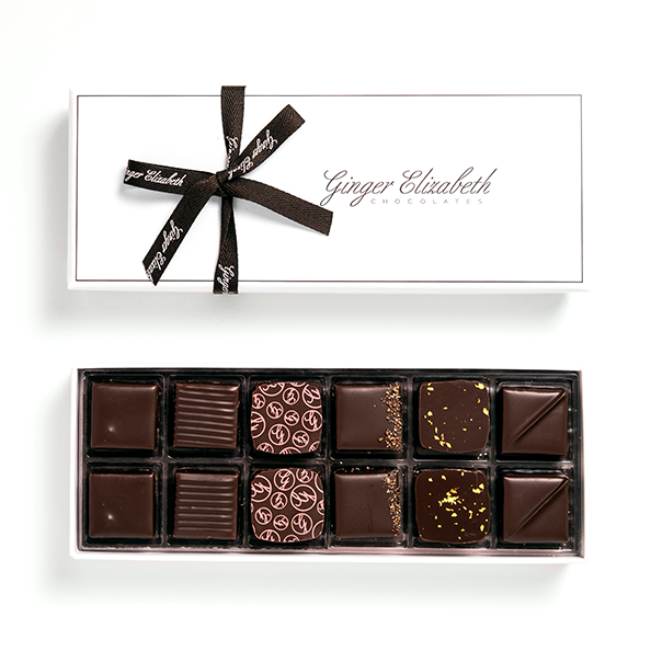 12-Piece Box of Chocolates: All Dark