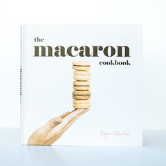 Ginger Elizabeth's The Macaron Cookbook straight on, front with white background